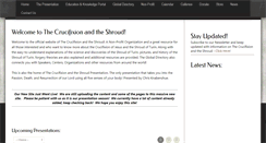 Desktop Screenshot of crucifixionshroud.com