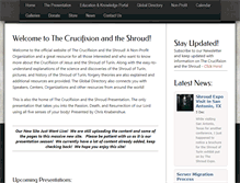 Tablet Screenshot of crucifixionshroud.com